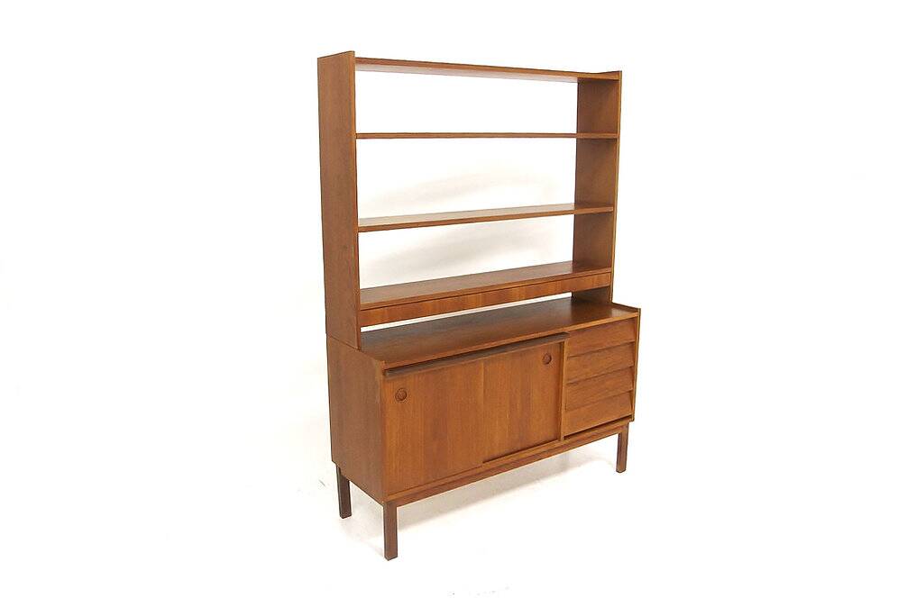 Scandinavian teak secretary desk, Sweden, 1960