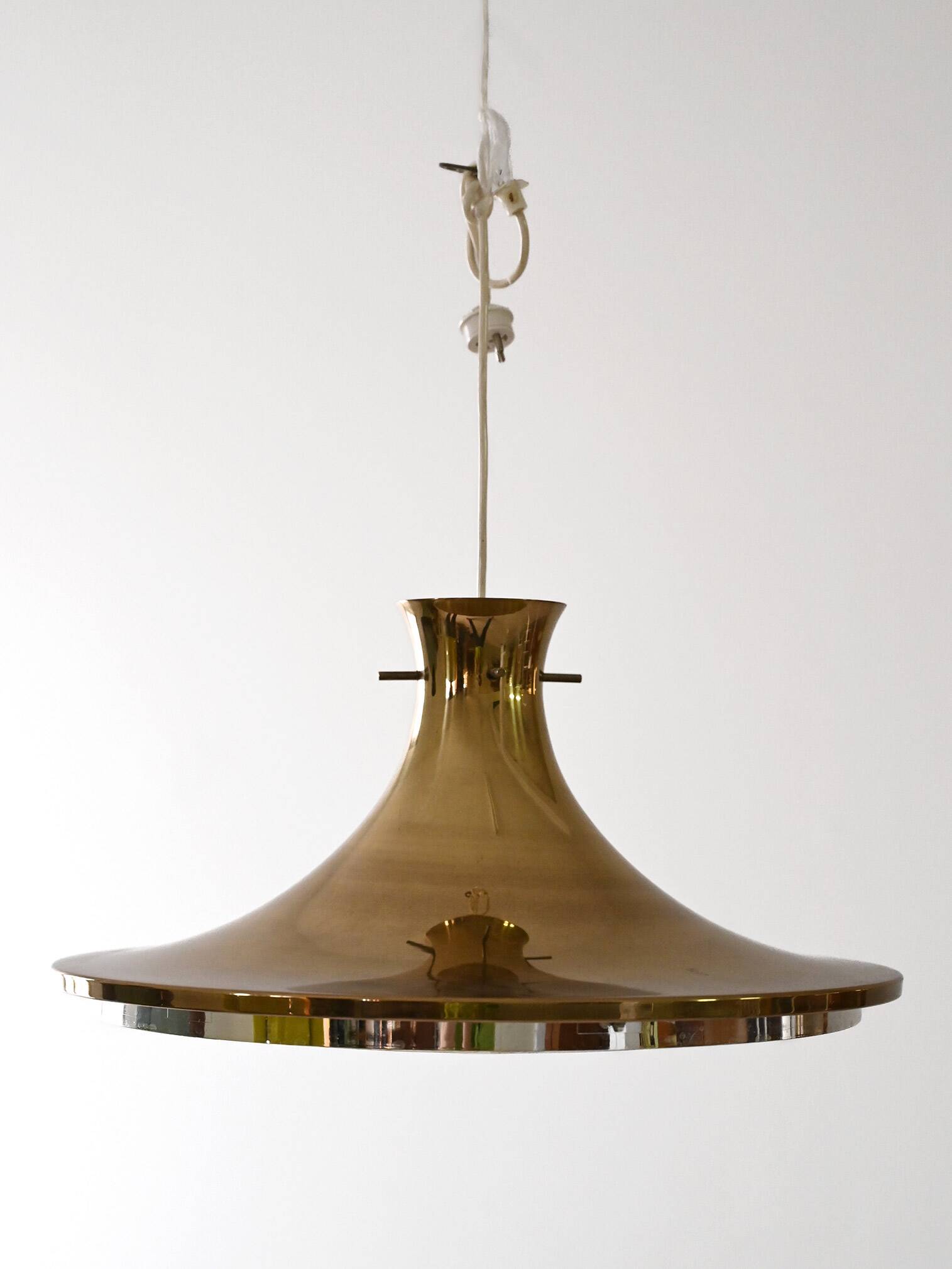 Vintage gold pendant lamp