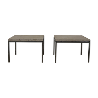 Pair of Florence Knoll side tables