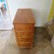 Storage furniture - wooden chest of drawers - 8 wicker drawers - bohemian countryside