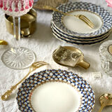 Set of 5 Lomonosov dessert plates