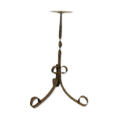 Antique steel candlestick