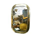 Brass mirror 43x29cm