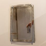 Plateau miroir au mercure biseauté 1940/50