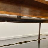 Palisander dining table denmark 1960s extendable mcm