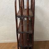 Shelf in rattan and bamboo