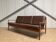 Grete Jalk for France & Son Teak Leather Sofa