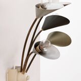 Vintage Wall Lamp with 5 Lights - Brass Metal, 1960 Denmark