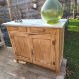 Patinated Parisian buffet – Zinc tray