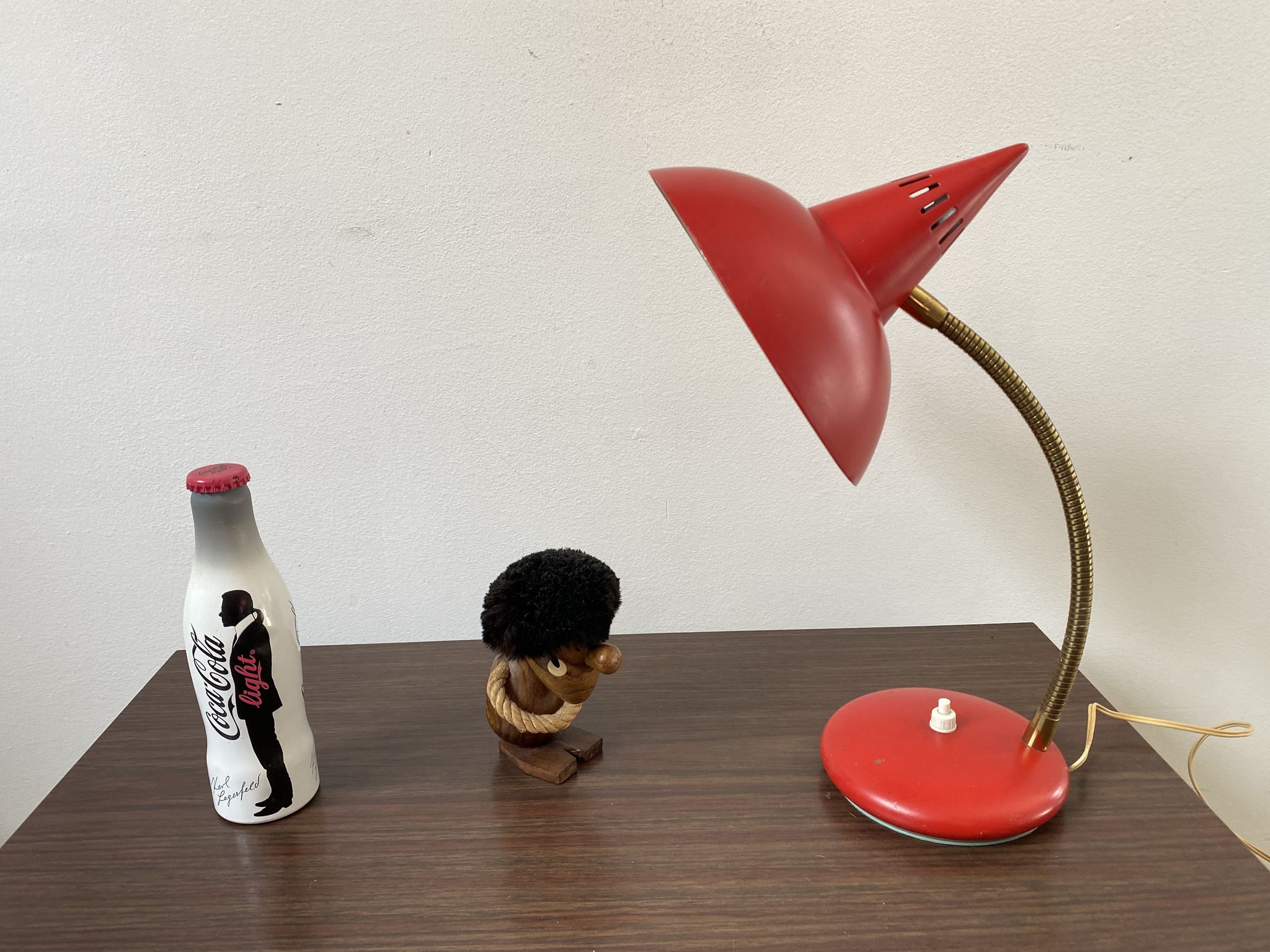 Vintage Italian diabolo casserole lamp 50s 60s Florence
