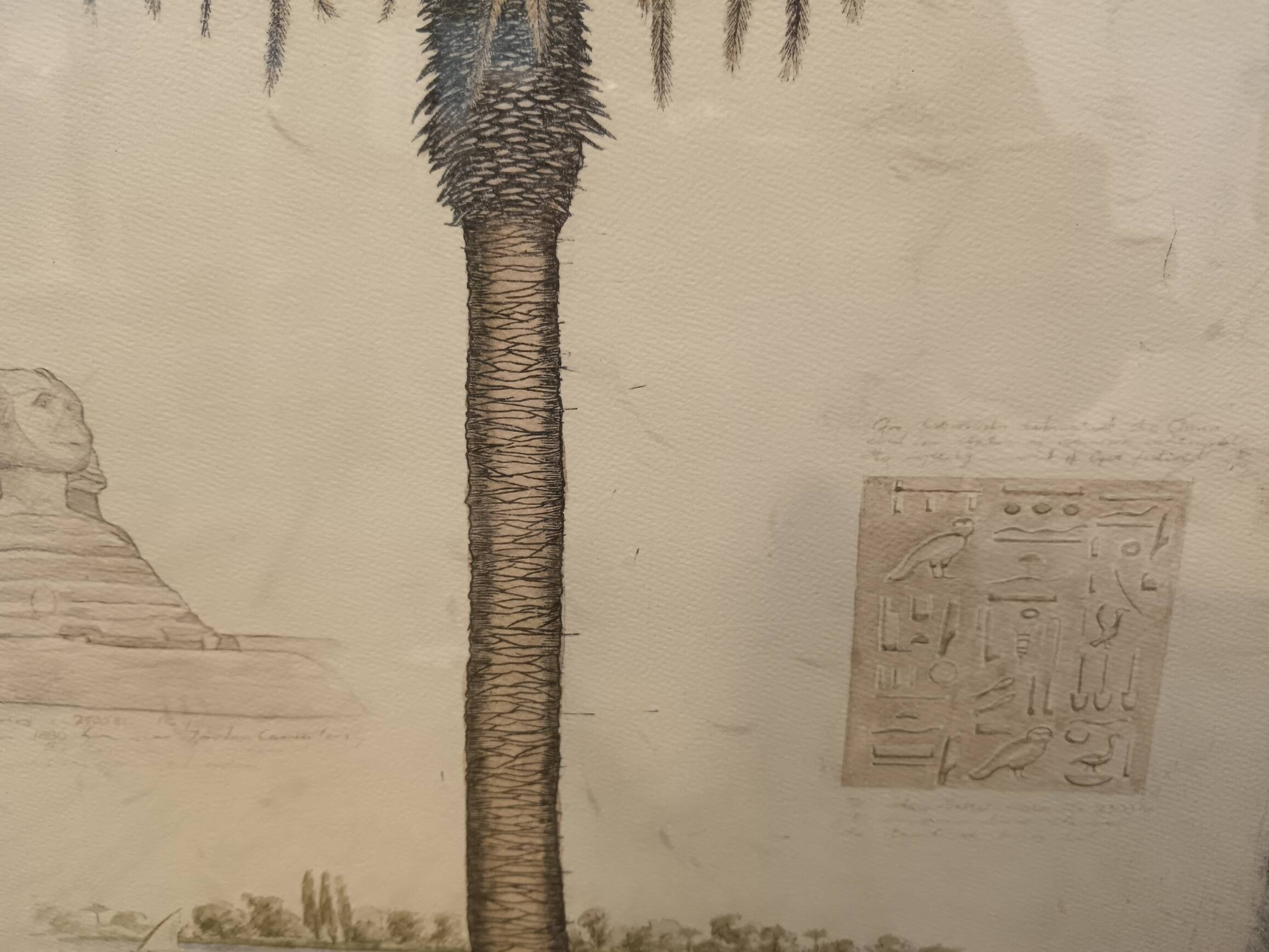 Aquarelle originale Jacob Edwards cadre vitré