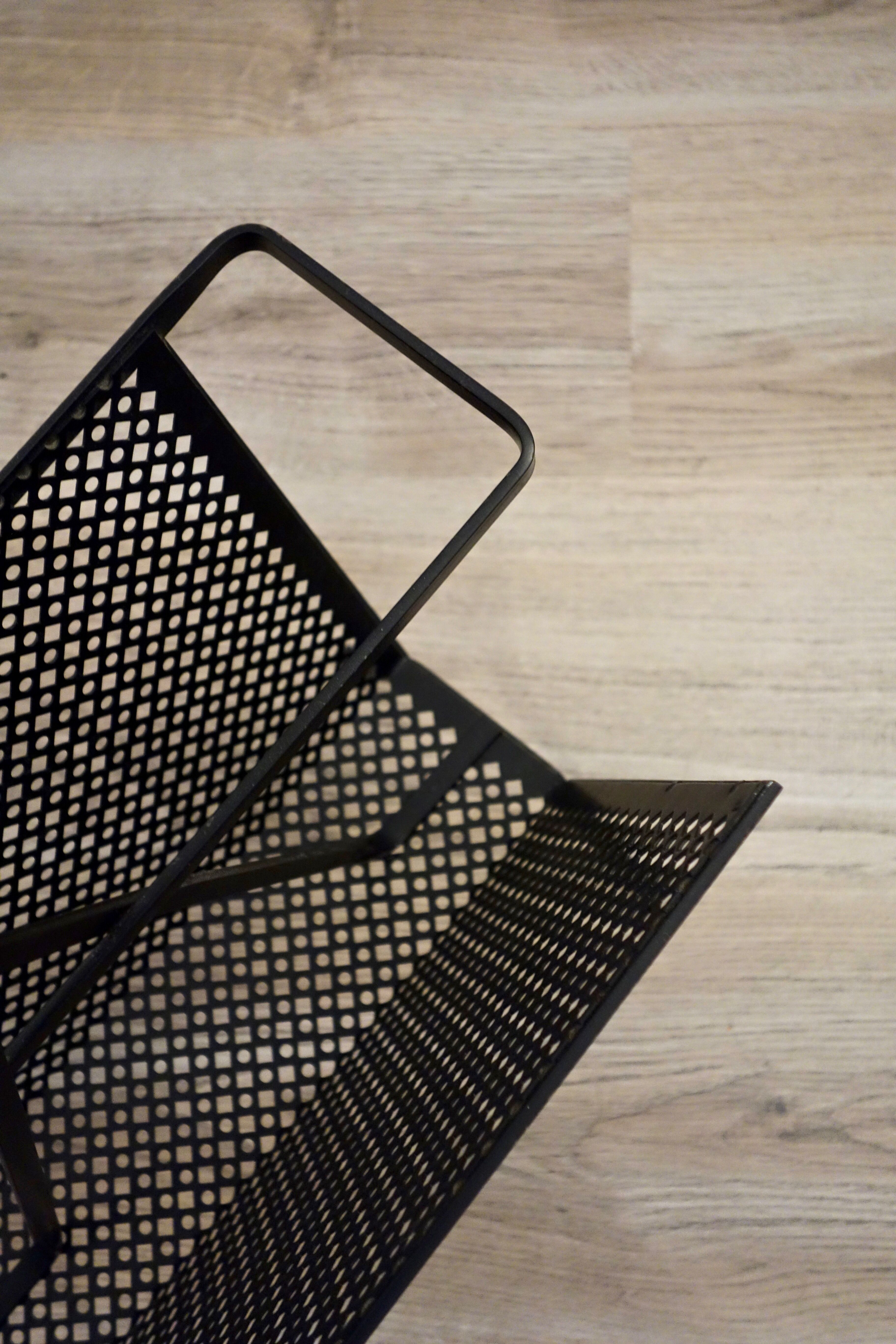 Mathieu Matégot's magazines rack from the 1950s