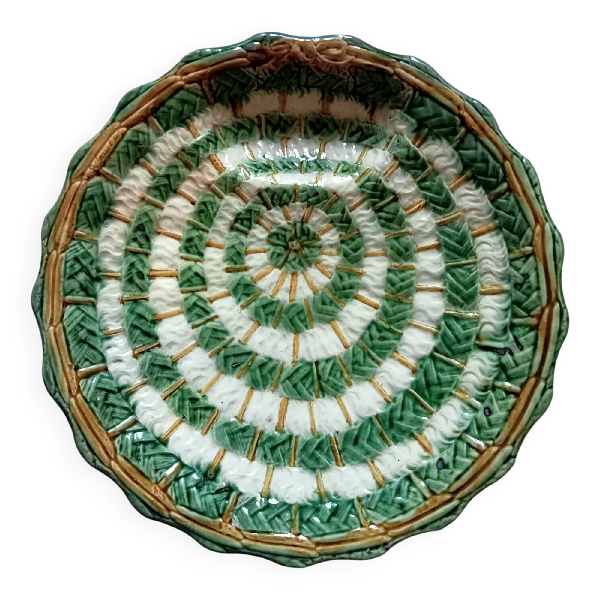 Artichoke plate in earthenware