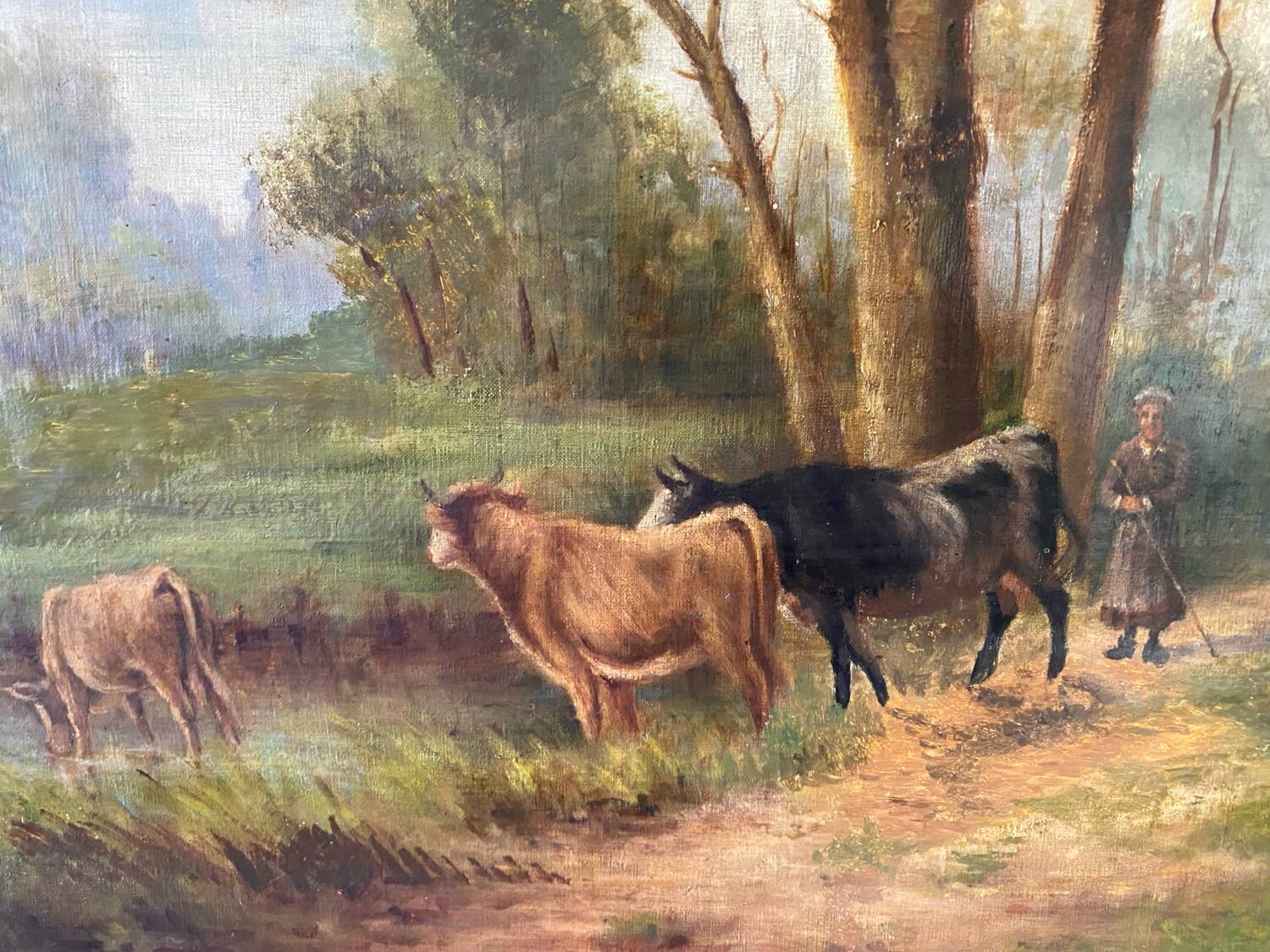 Countryside landscape by Brouaux