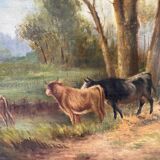 Countryside landscape by Brouaux