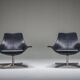 Set of leather armchairs by Rodolfo Dordoni for Matteo Grassi, 1990s