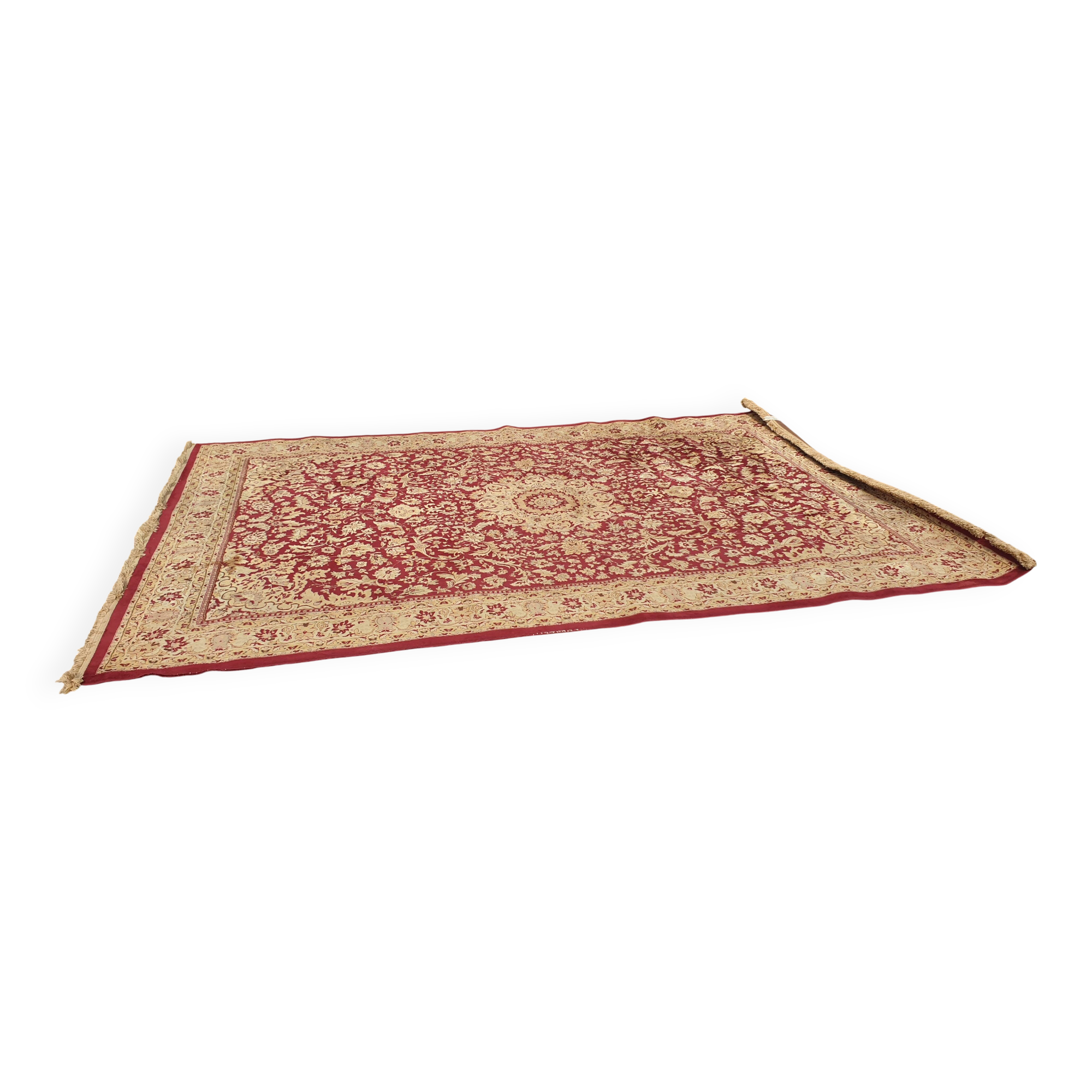 Oriental silk wool rug