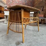 60s rattan desk