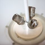 1950s floor lamp published by Maison Arlus, vintage standing lamp.