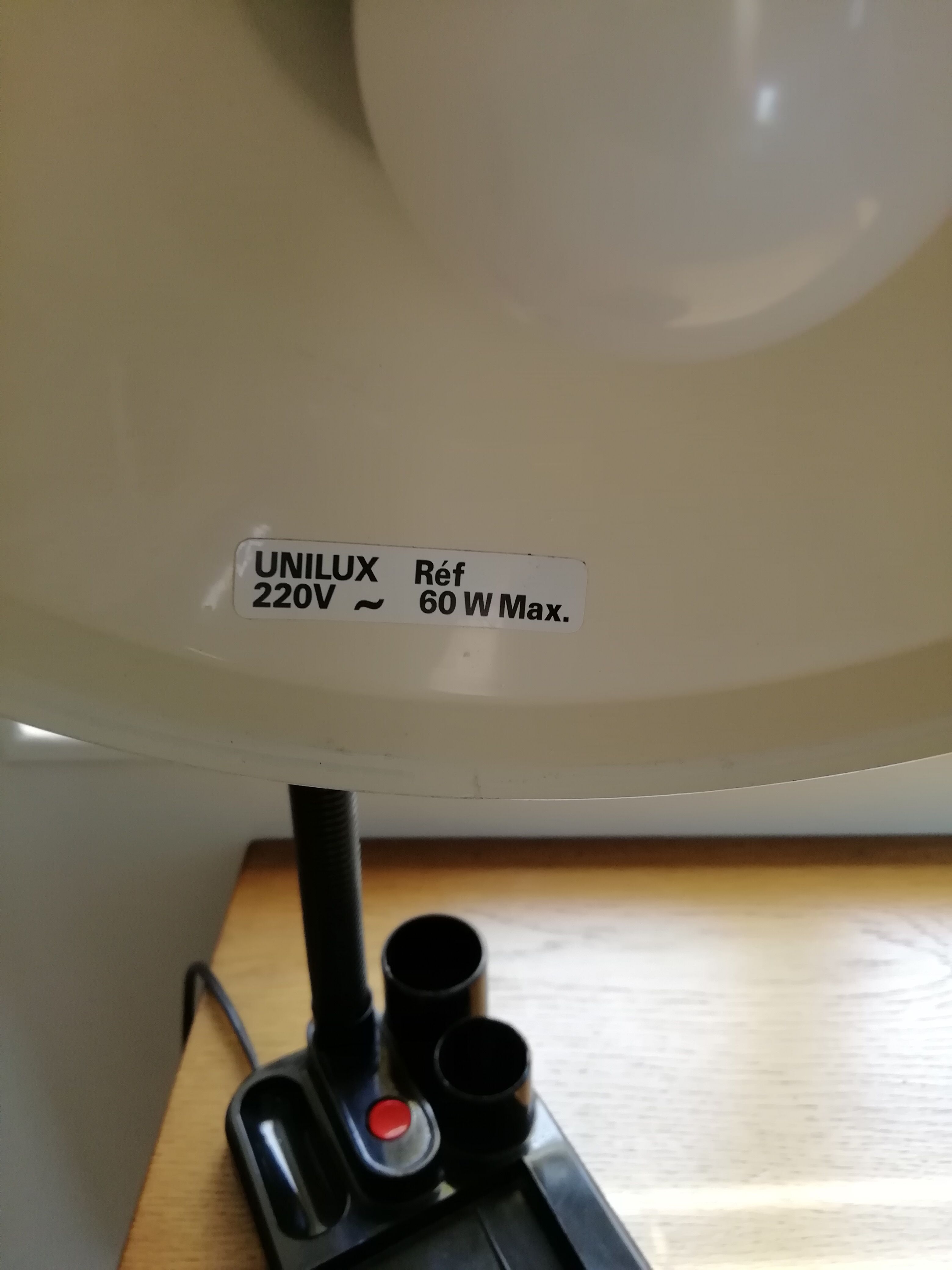 Lampe de bureau Unilux 70s