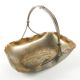 Fruit basket, Art Nouveau, silver-plated brass, Austria, early 20th century