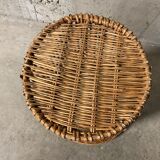 Rattan wastepaper basket