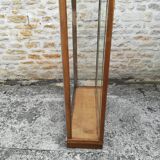 Chrome and wood metal showcase