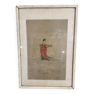 Aquarelle chinoise du 19ème siècle