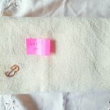 Set of 4 antique towels embroidered and dyed by hand