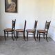 Set of 4 Fischel cane bistro chairs n019
