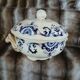 Small soup tureen in Longchamp ironstone.