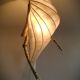 Organic Light Sculpture Wall Hanging Lamp, Birch Branch +Paper