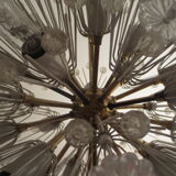 Gold/white ball lamp