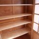 Antique oak display cabinet