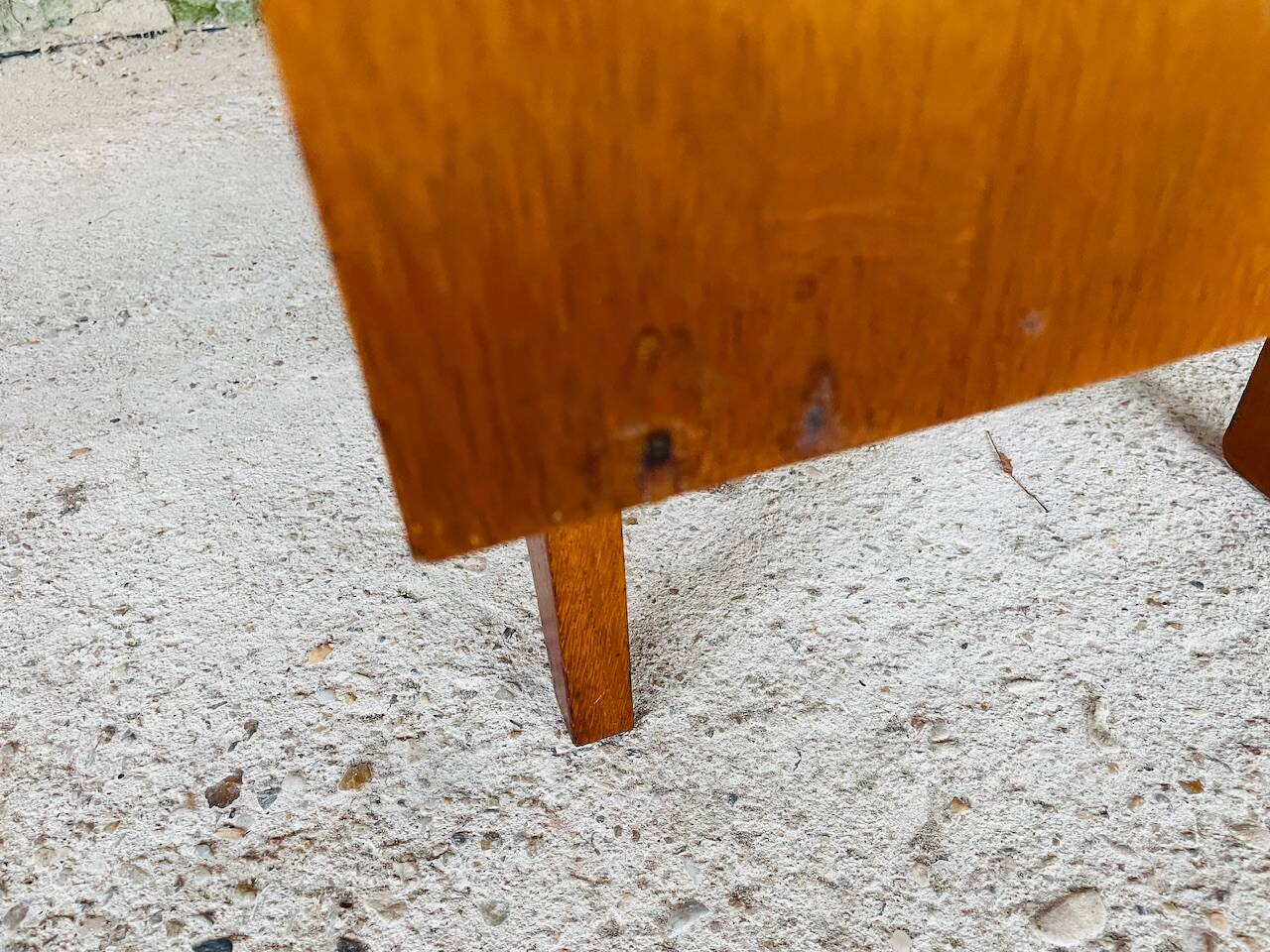 Vintage Scandinavian style oak chest of drawers circa 70's