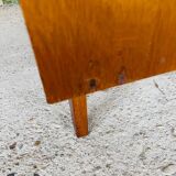 Vintage Scandinavian style oak chest of drawers circa 70's