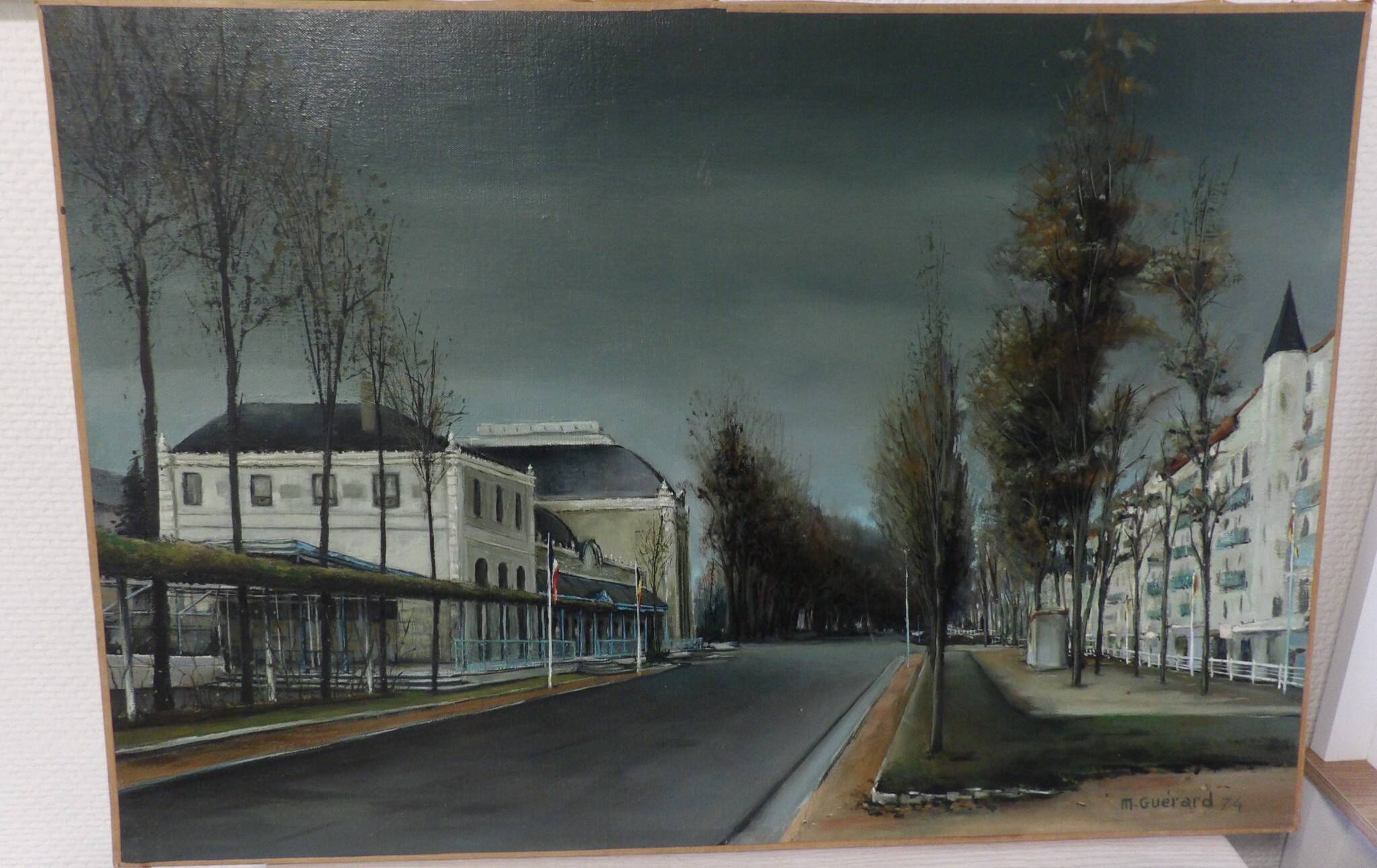 view from the esplanade of the Néris-les-Bains casino