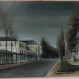 view from the esplanade of the Néris-les-Bains casino