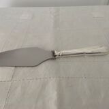 Silver metal pie knife