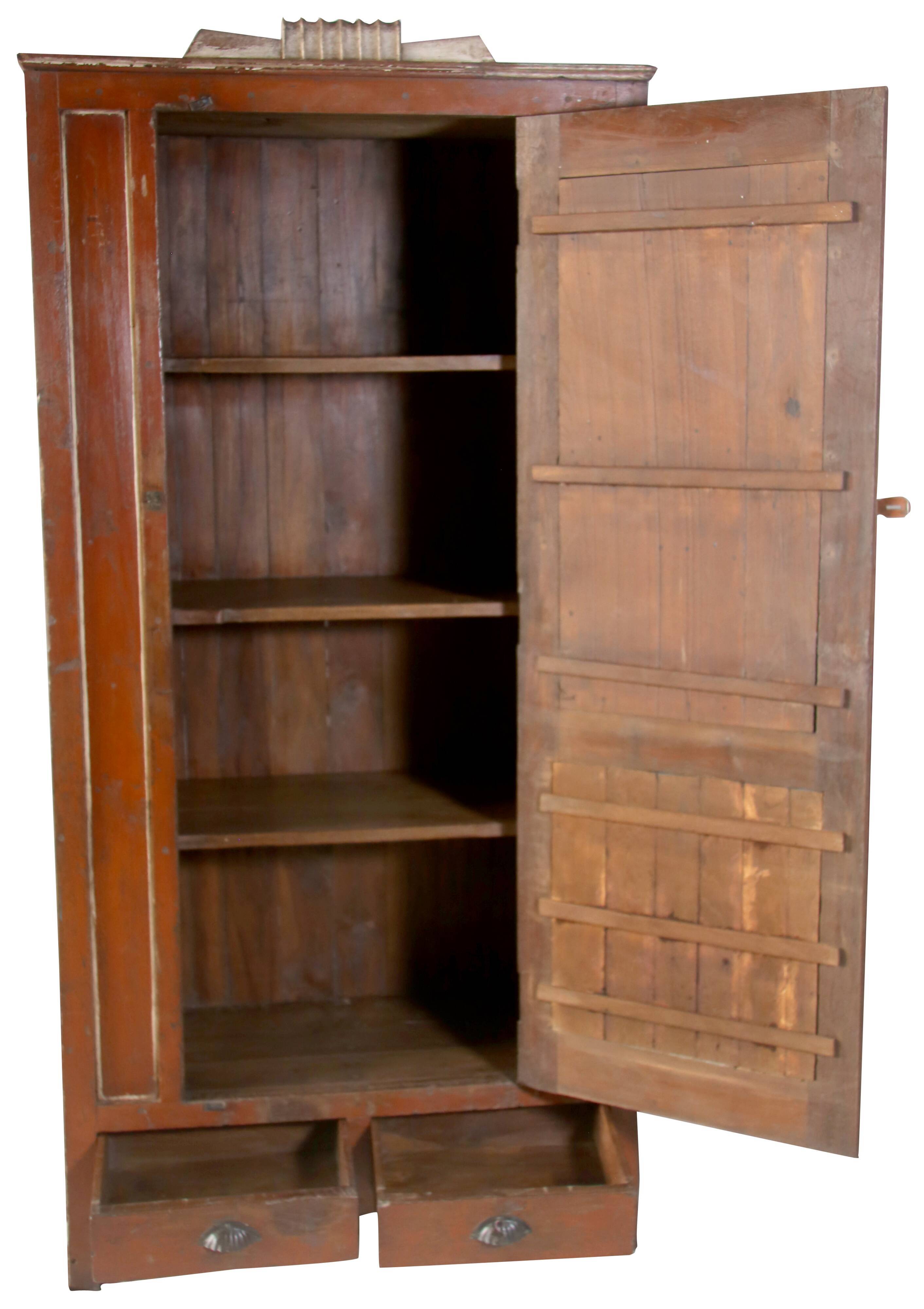 Hommedebout armoire Art déco en teck birman Selency