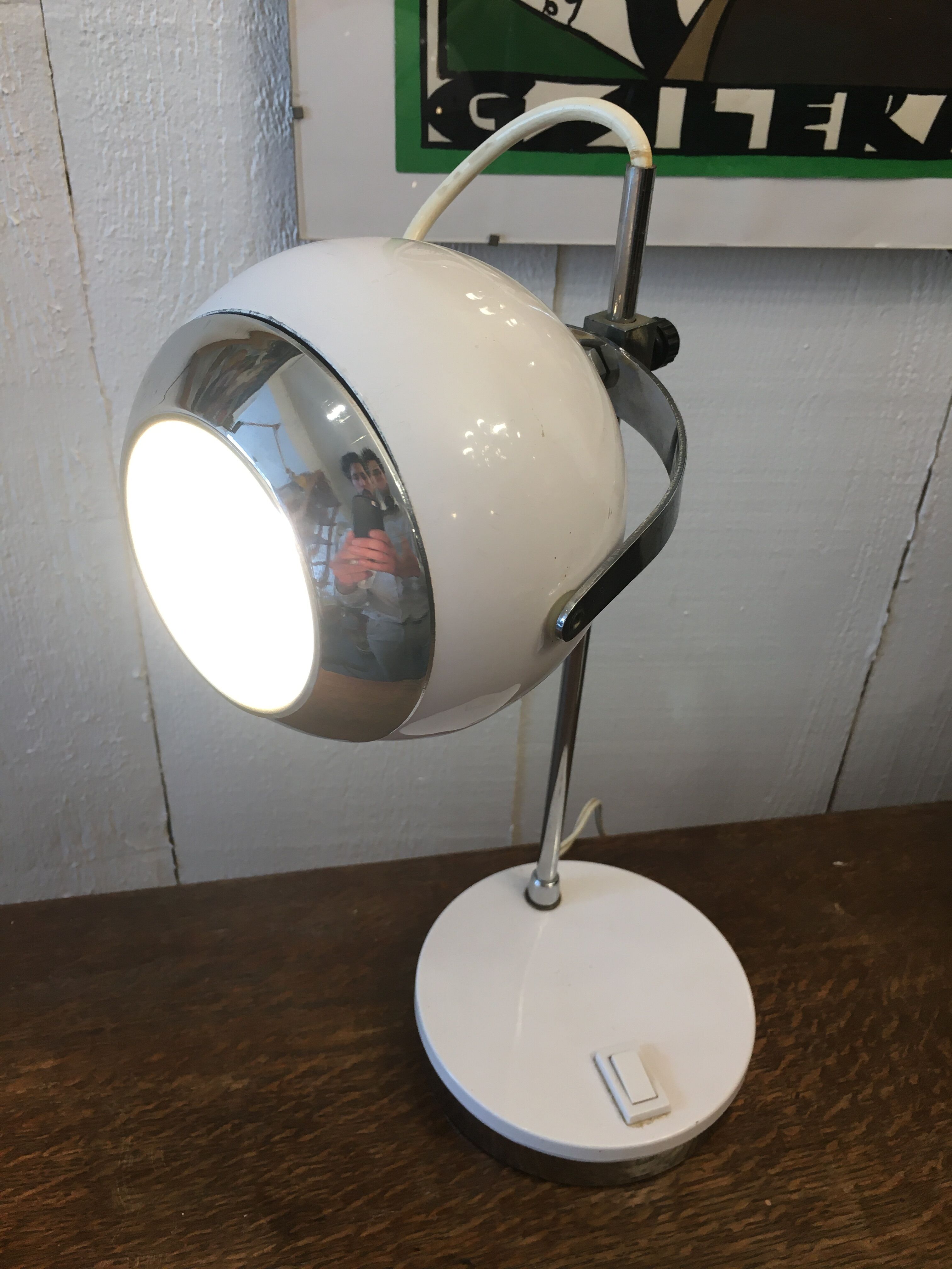 Eyeball lamp, Disderot, circa 1960s