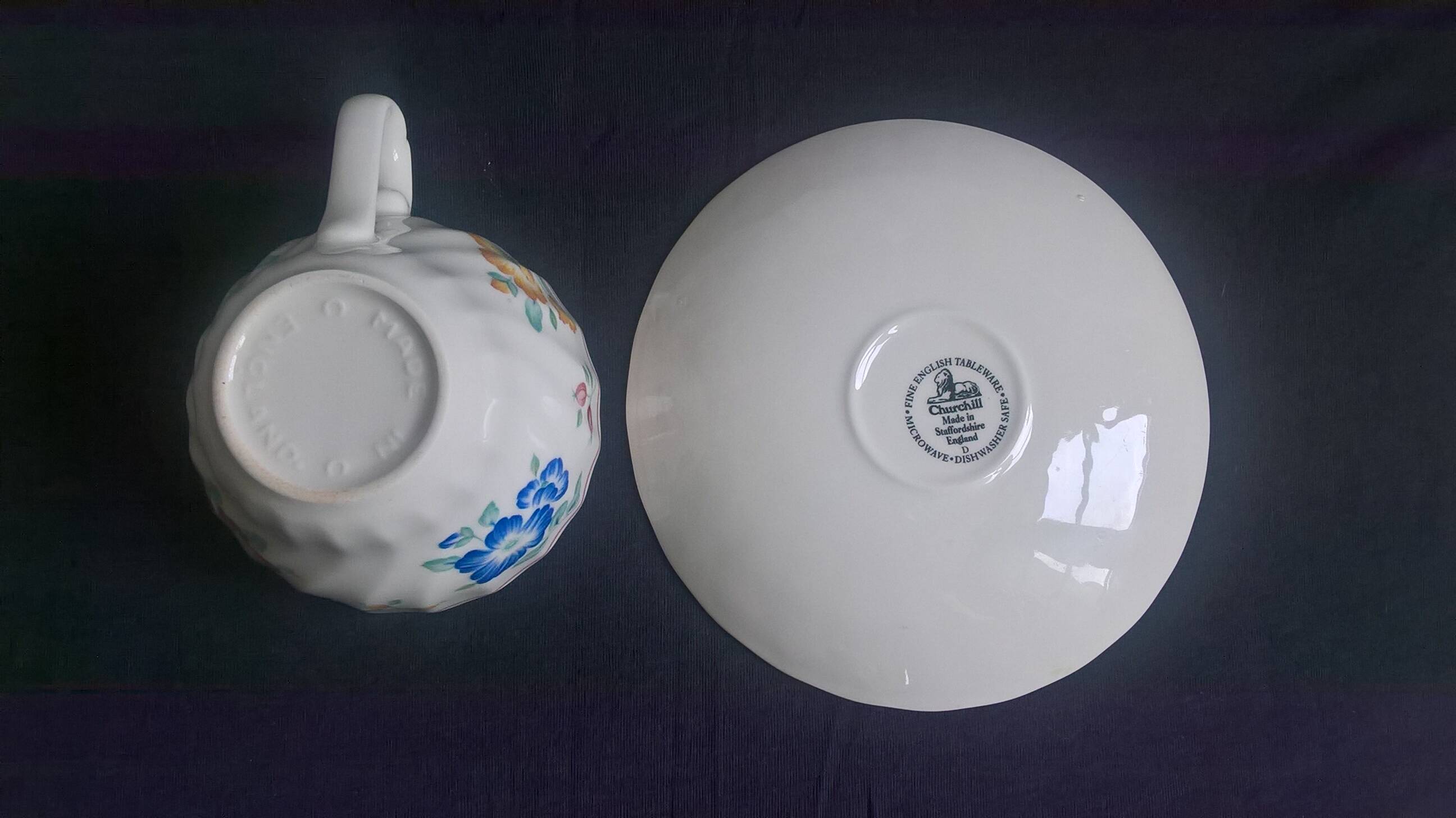 Churchill "Rosetta" English teacup