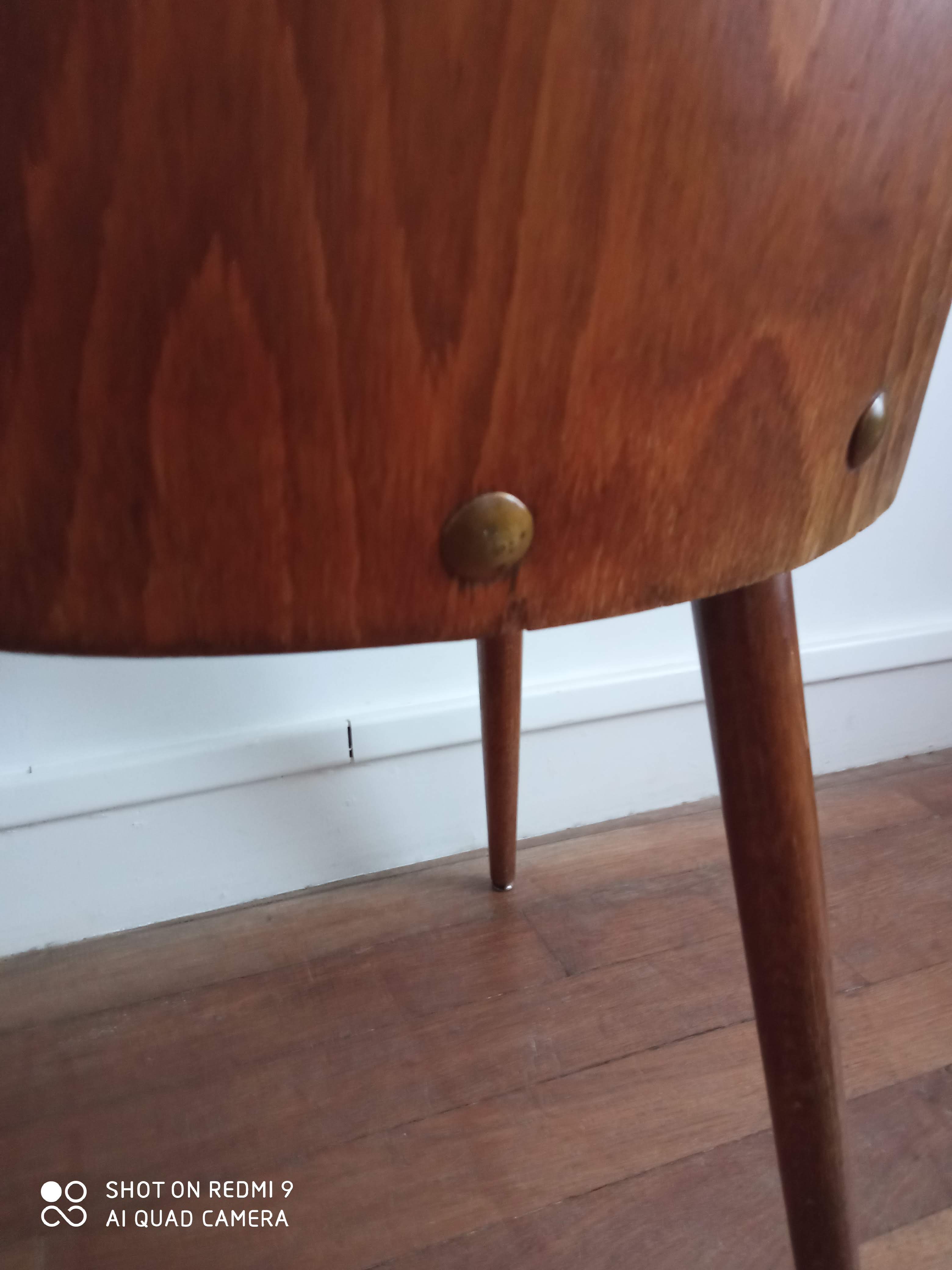 Pair of chairs Baumann model Gentiane