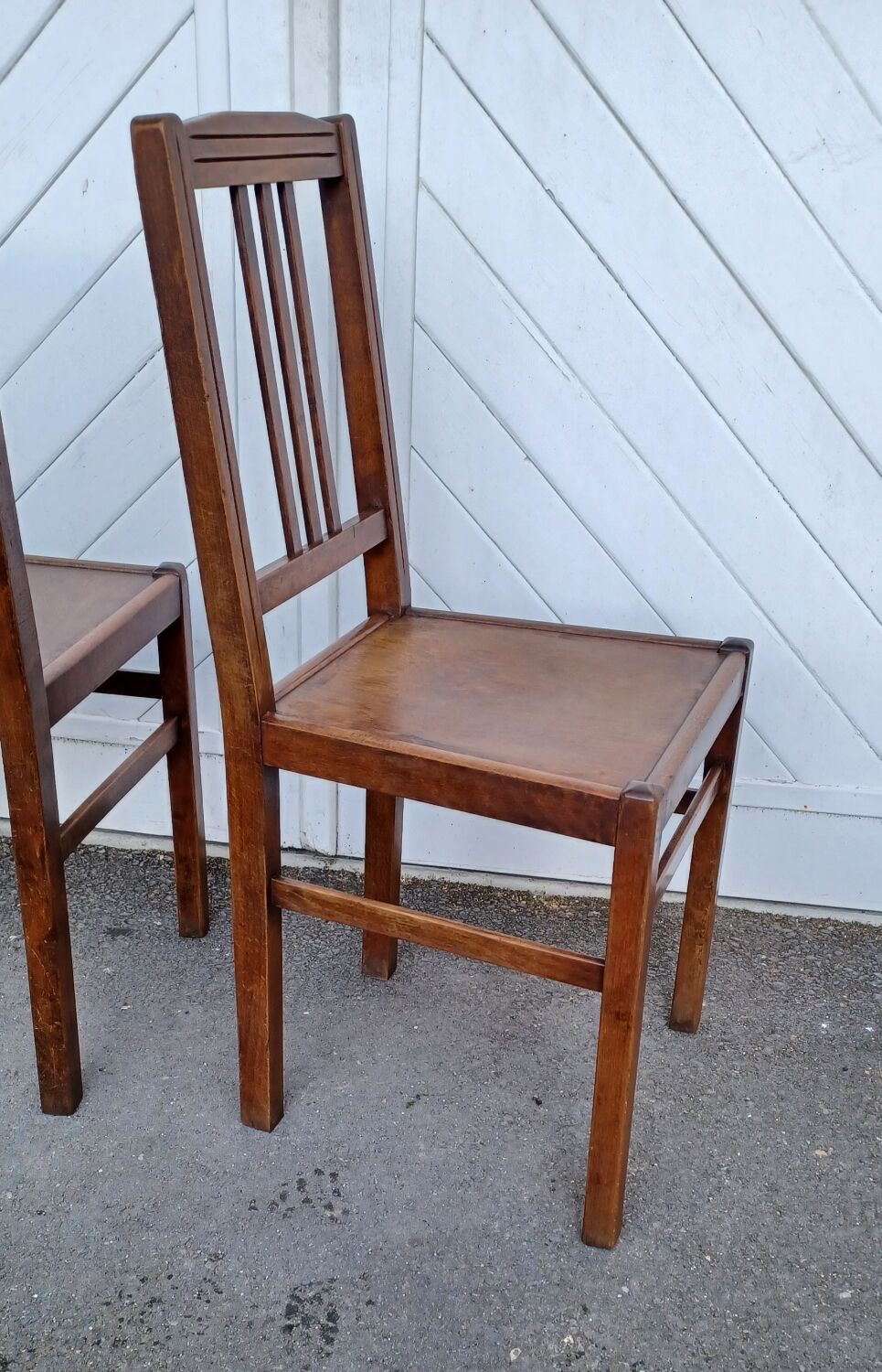 Pair of vintage ELF bistro chairs