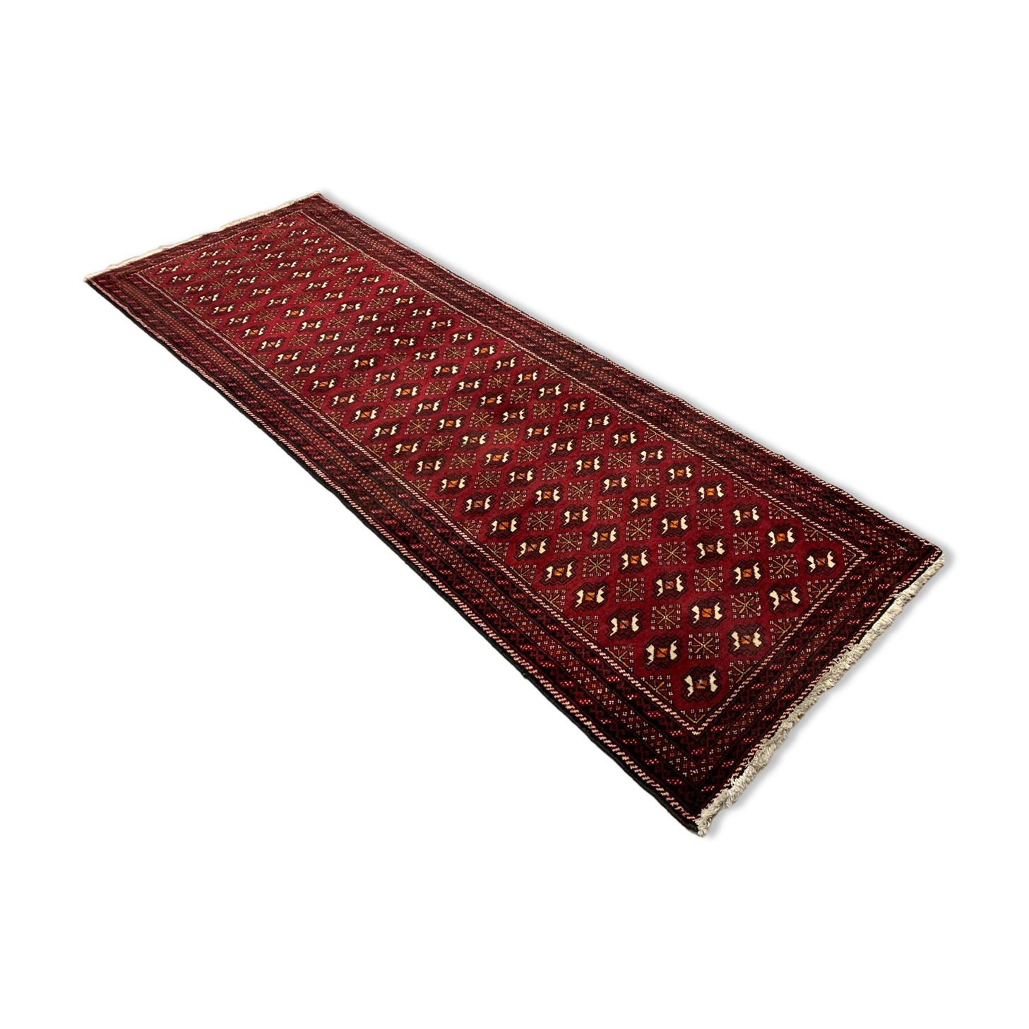Vintage Turkoman Runner 303x104 cm