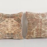 Set of two turkish carpet rug pillow cover
