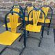 Set of 6 vintage chairs design lounge by Baumann, 1980-90s