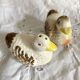 Duck barbotine salt and pepper shaker