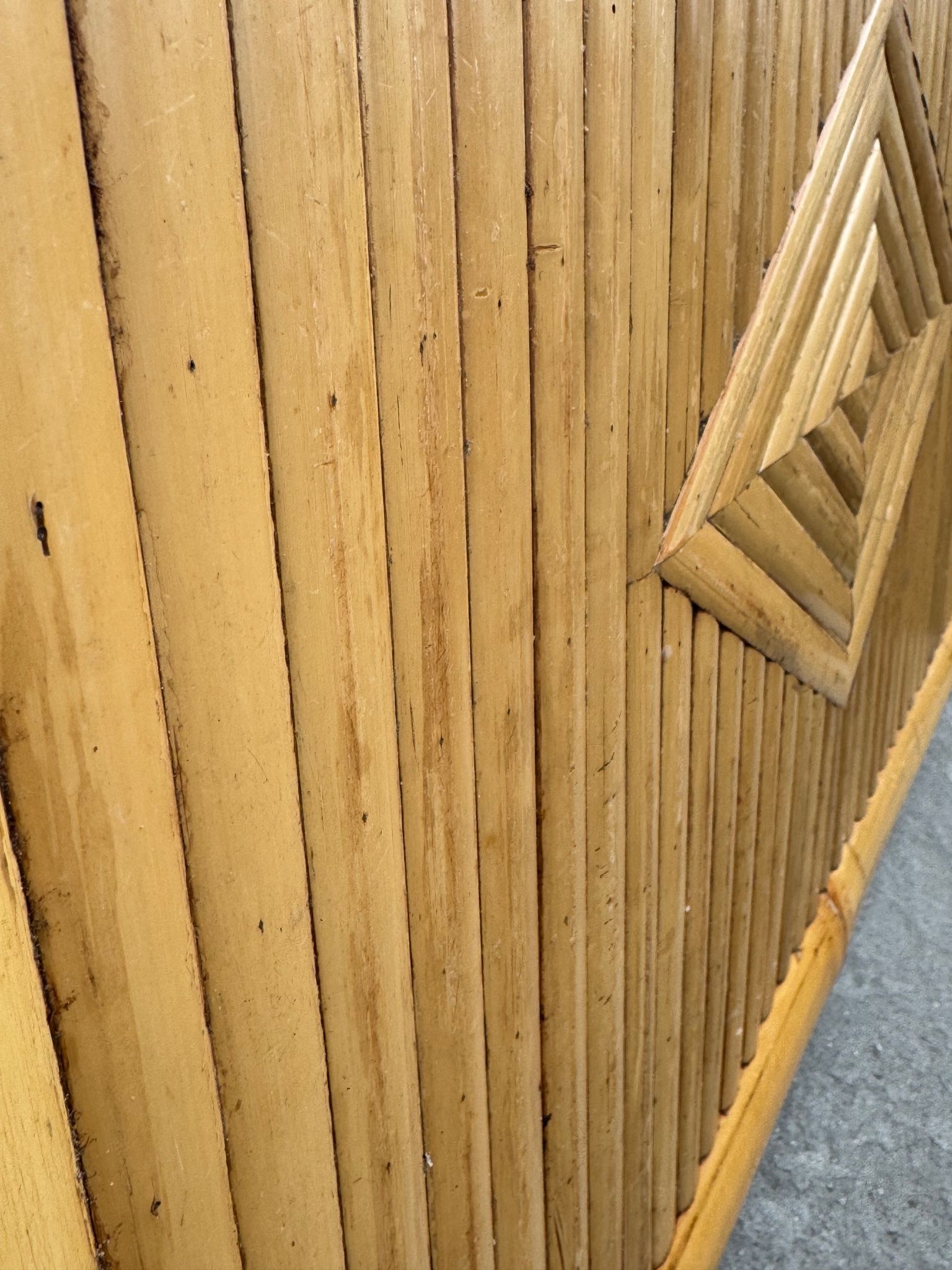 Vintage Bamboo Salon Table