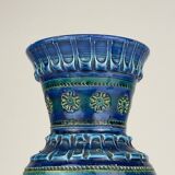 Vintage ceramic vase by Aldo Londi for Bitossi, 1970s